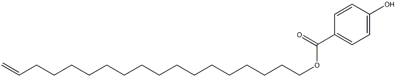 4-Hydroxybenzoic acid 17-octadecenyl ester Struktur