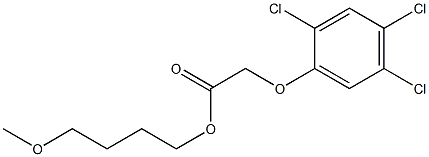 2,4,5-Trichlorophenoxyacetic acid methoxybutyl ester Struktur