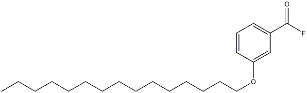 3-(Pentadecyloxy)benzoyl fluoride Struktur