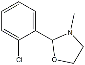 2-(o-Chlorophenyl)-3-methyloxazolidine Struktur