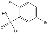 2,5-Dibromophenylphosphonic acid Struktur