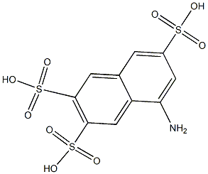 5-Amino-2,3,7-naphthalenetrisulfonic acid Struktur