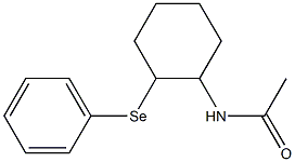 N-[2-(Phenylseleno)cyclohexyl]acetamide Struktur