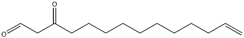 3-Oxo-13-tetradecenal Struktur