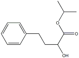 2-Hydroxy-4-phenylbutanoic acid isopropyl ester Struktur