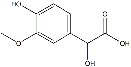 3-Methoxy-4-hydroxy-D-mandelic acid Struktur