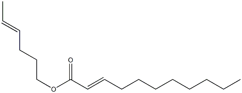 2-Undecenoic acid 4-hexenyl ester Struktur