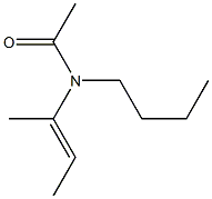 N-[(2-2H)-2-Butenyl]-N-butylacetamide Struktur