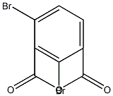 2,4-Dibromoisophthalic anhydride Struktur