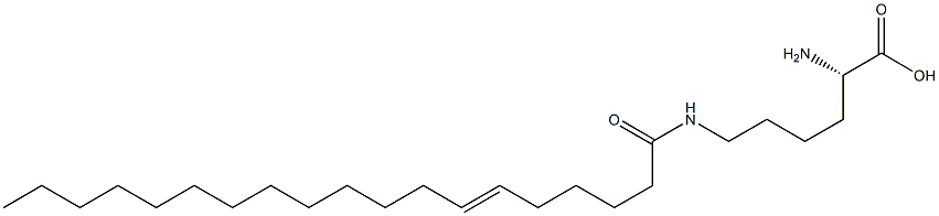 N6-(6-Nonadecenoyl)lysine Struktur