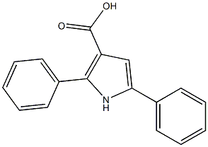 2,5-Diphenyl-1H-pyrrole-3-carboxylic acid Struktur