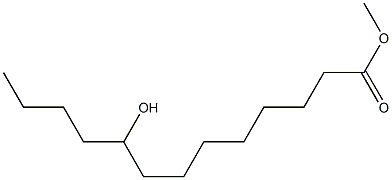 9-Hydroxytridecanoic acid methyl ester Struktur