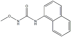 1-Methoxy-3-(1-naphtyl)urea Struktur