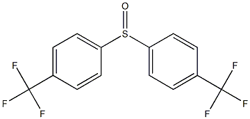 Bis[4-(trifluoromethyl)phenyl] sulfoxide Struktur