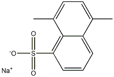 5,8-Dimethyl-1-naphthalenesulfonic acid sodium salt Struktur