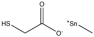 Mercaptoacetic acid methyltin(II) salt Struktur