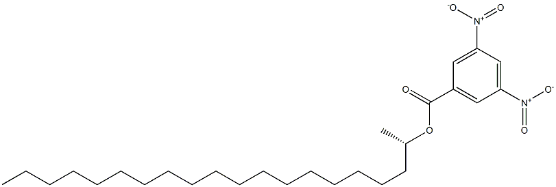 (+)-3,5-Dinitrobenzoic acid (S)-icosane-2-yl ester Struktur