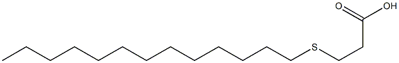 3-(Tridecylthio)propionic acid Struktur