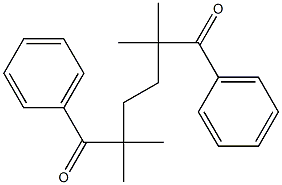 2,2,5,5-Tetramethyl-1,6-diphenylhexane-1,6-dione Struktur