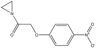 1-[(p-Nitrophenoxy)acetyl]aziridine Struktur