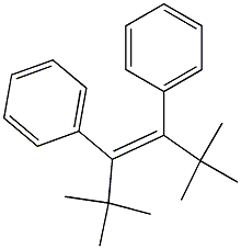 (Z)-3,4-Diphenyl-2,2,5,5-tetramethyl-3-hexene Struktur