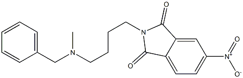 N-[4-(Methylbenzylamino)butyl]-4-nitrophthalimide Struktur