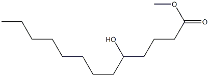 5-Hydroxytridecanoic acid methyl ester Struktur