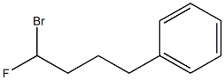 (4-Bromo-4-fluorobutyl)benzene Struktur