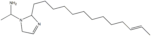 1-(1-Aminoethyl)-2-(11-tridecenyl)-3-imidazoline Struktur