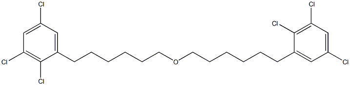 2,3,5-Trichlorophenylhexyl ether Struktur