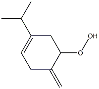 p-Mentha-1(7),3-dien-6-yl hydroperoxide Struktur