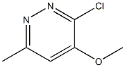 3-Chloro-4-methoxy-6-methylpyridazine Struktur