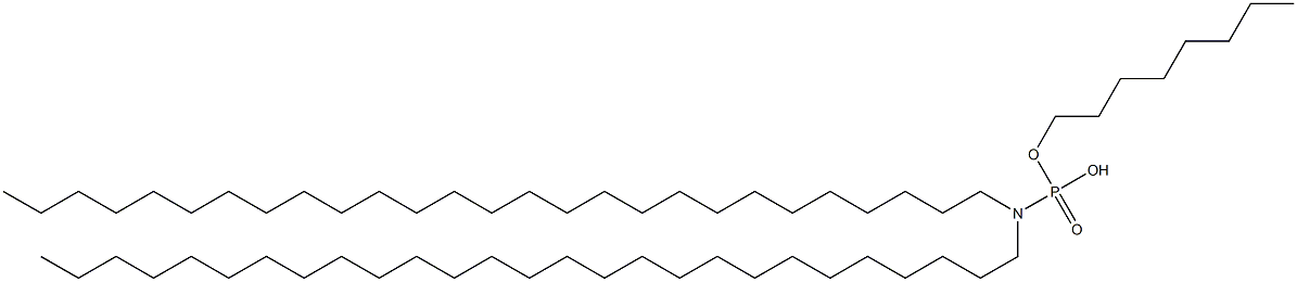 N,N-Diheptacosylamidophosphoric acid hydrogen octyl ester Struktur