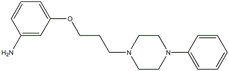 1-[3-(3-Aminophenoxy)propyl]-4-phenylpiperazine Struktur