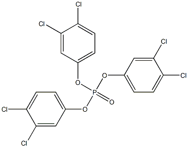 Phosphoric acid tris(3,4-dichlorophenyl) ester Struktur