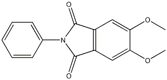 5,6-Dimethoxy-2-phenyl-2H-isoindole-1,3-dione Struktur