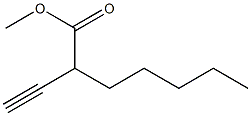 1-Octyne-3-carboxylic acid methyl ester Struktur