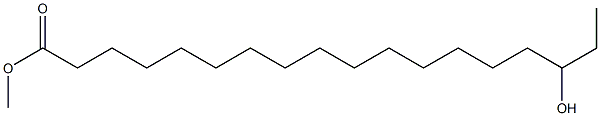 16-Hydroxyoctadecanoic acid methyl ester Struktur