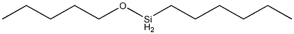 Hexyl(pentyloxy)silane Struktur