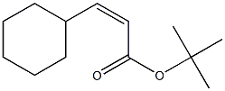 (Z)-3-Cyclohexylpropenoic acid tert-butyl ester Struktur