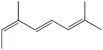 (6Z)-2,6-Dimethyl-2,4,6-octatriene Struktur