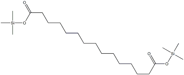 Pentadecanedioic acid di(trimethylsilyl) ester Struktur