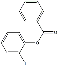 Benzoic acid 2-iodophenyl ester Struktur