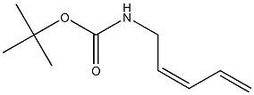 N-[(2Z)-2,4-Pentadienyl]carbamic acid tert-butyl ester Struktur