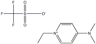 1-Ethyl-4-(dimethylamino)-pyridinium trifluoromethanesulfonate Struktur