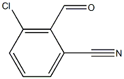 2-Cyano-6-chlorobenzaldehyde Struktur