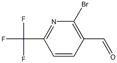 2-Bromo-6-(trifluoromethyl)nicotinaldehyde Struktur