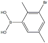 2,5-Dimethyl-3-bromophenylboronic acid Struktur