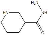 3-piperidinecarboxylic acid, hydrazide Struktur