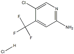 2-Amino-5-chloro-4-trifluoromethylpyridineHCl Struktur